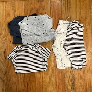 Gap 0-3 bodysuits and leggings